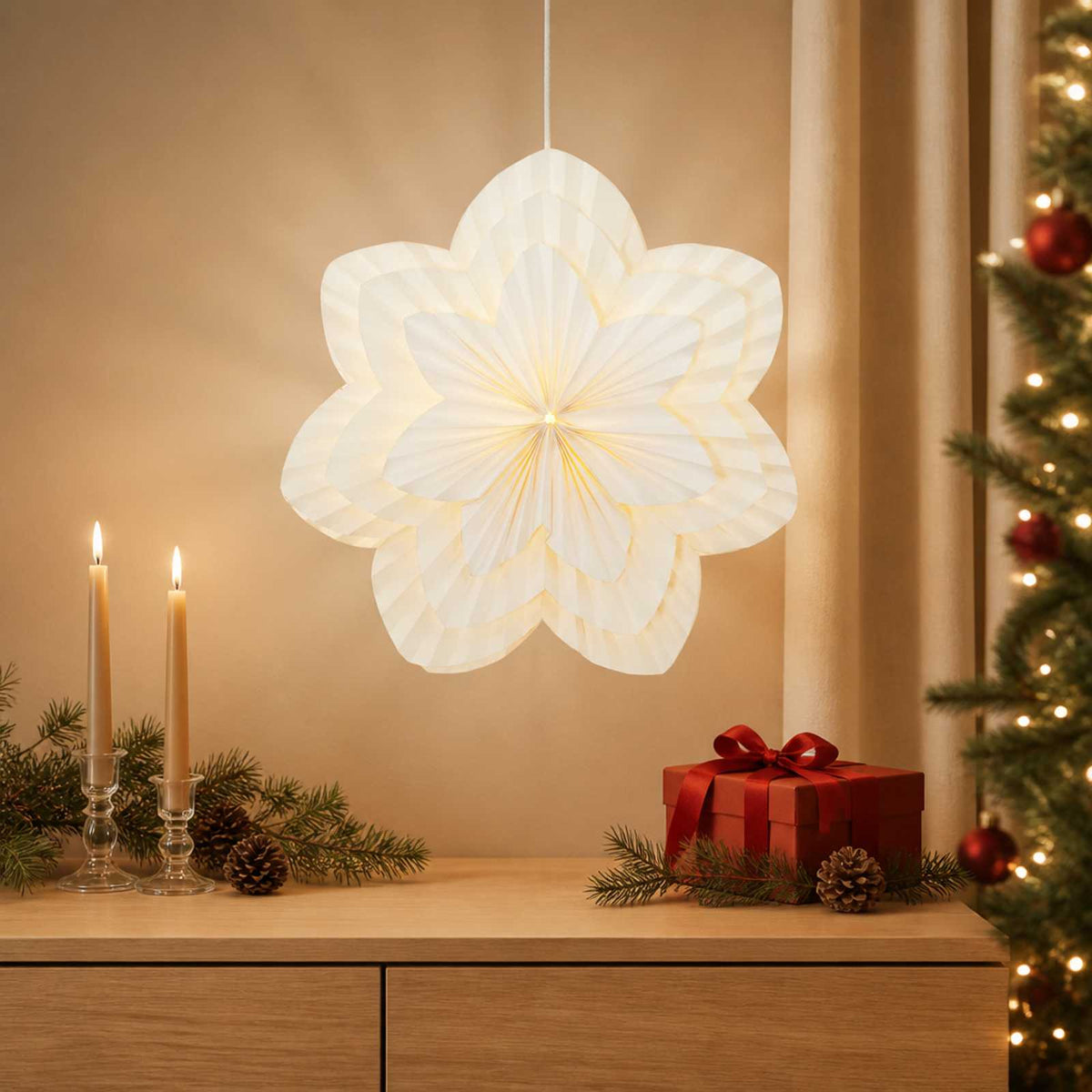 Božićna rasvjeta RAAHE 10 LED lampica Topla bijela