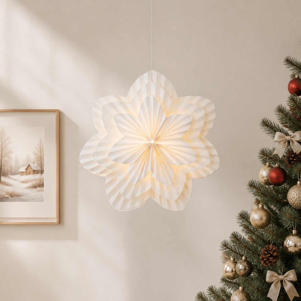 Božićna rasvjeta RAAHE 10 LED lampica Topla bijela