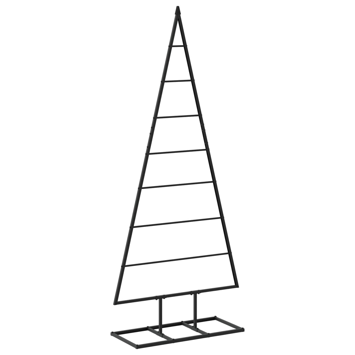 Metalna božićna jelka KUOPIO 125 cm Metal Crna