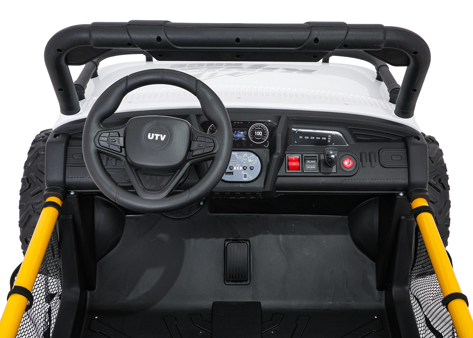 Buggy na akumulator UTV SPEED 2x80W- dvosjed - bijeli