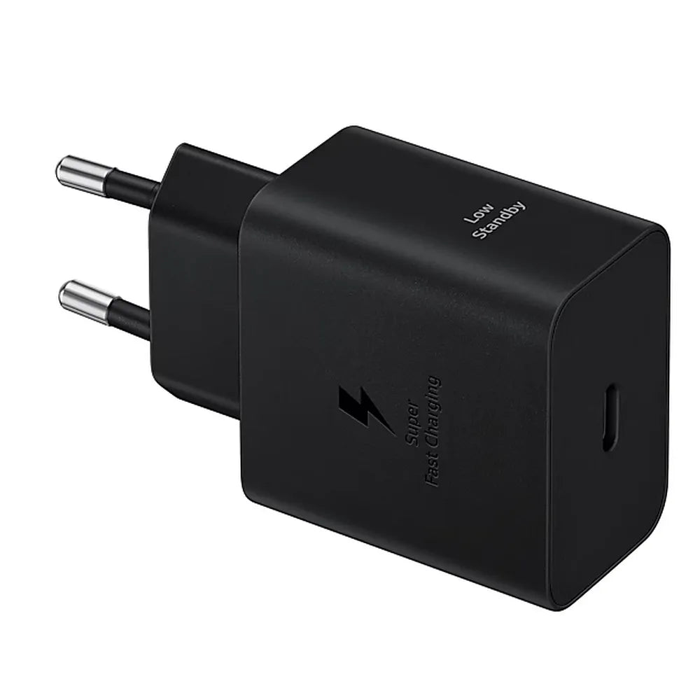 SAMSUNG originalni Type-C zidni punjač + Type-C na Type-C kabel PD 3A 45W EP-T4511XBEGEU crni