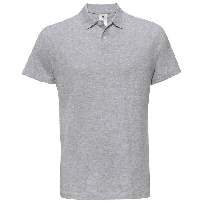 MAJICA KRATKI RUKAVI POLO B&C ID.001 180G SVIJETLO SIVA M