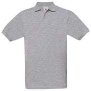 MAJICA KRATKI RUKAVI B&C SAFRAN POLO 180G SVIJETLO SIVA 3XL