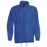VJETROVKA S KAPULJAČOM ZIP UNISEX B&C SIROCCO ZAGREBAČKO PLAVA XL