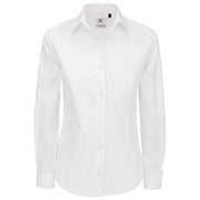 ŽENSKA SRINJA DOLGI ROKAVI B&C HERITAGE 120G BELA 2XL
