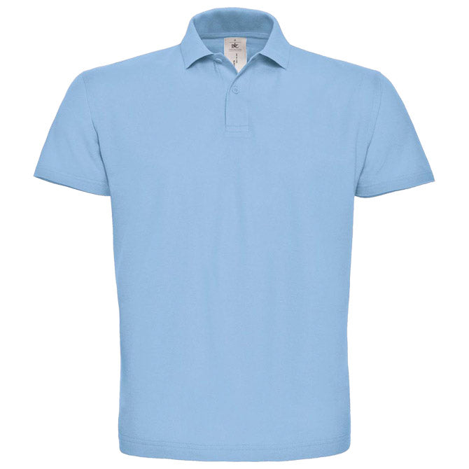 MAJICA KRATKI RUKAVI POLO B&C ID.001 180G SVIJETLO PLAVA S