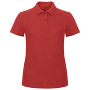 MAJICA KRATKI RUKAVI POLO B&C ID.001/WOMEN 180G CRVENA M