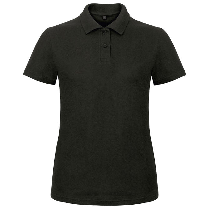 MAJICA KRATKI RUKAVI POLO B&C ID.001/WOMEN 180G CRNA XL