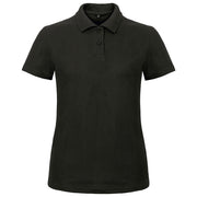 MAJICA KRATKI RUKAVI POLO B&C ID.001/WOMEN 180G CRNA 2XL
