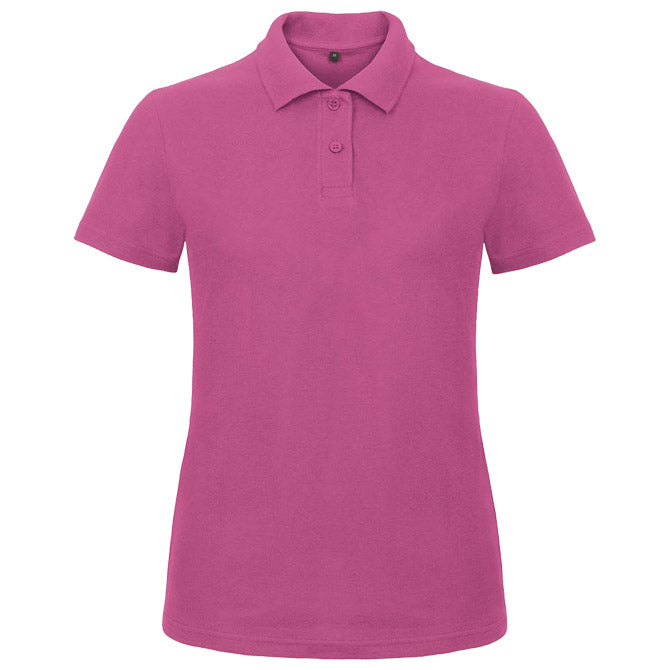 MAJICA KRATKI RUKAVI POLO B&C ID.001/WOMEN 180G ROZA S