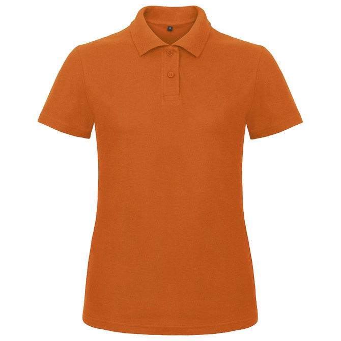 MAJICA KRATKI RUKAVI POLO B&C ID.001/WOMEN 180G NARANČASTA L