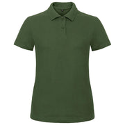 MAJICA KRATKI RUKAVI POLO B&C ID.001/WOMEN 180G TAMNO ZELENA S!!