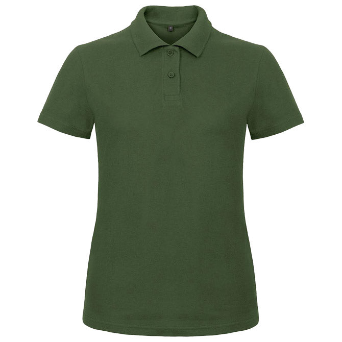 MAJICA KRATKI RUKAVI POLO B&C ID.001/WOMEN 180G TAMNO ZELENA 2XL!!