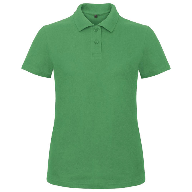 MAJICA KRATKI RUKAVI POLO B&C ID.001/WOMEN 180G TRAVA ZELENA S