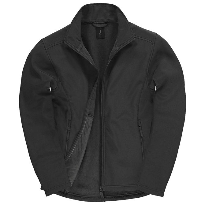JAKNA ZIP UNISEX B&C ID.701 SOFTSHELL CRNA 3XL