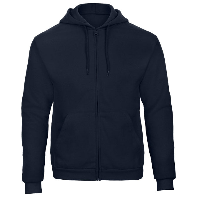 MAJICA DUGI RUKAVI ZIP B&C ID.205 270G TAMNO PLAVA S