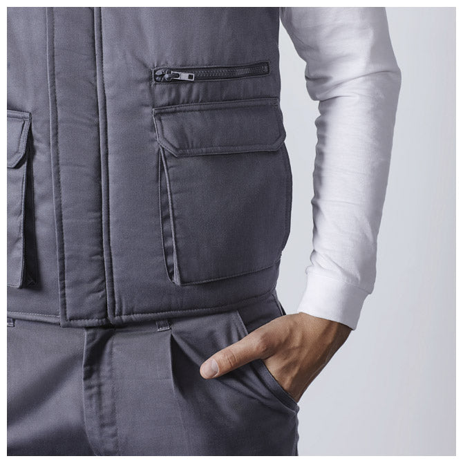PRSLUK MUŠKI ZIP ALMANZOR SIVI 3XL