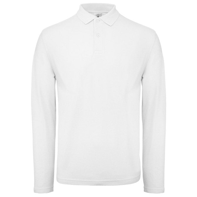 MAJICA DUGI RUKAVI POLO B&C ID.001 LSL 180G BIJELA 3XL