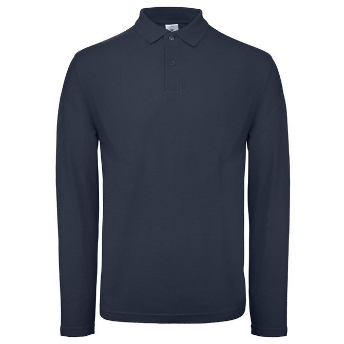 MAJICA DUGI RUKAVI POLO B&C ID.001 LSL 180G TAMNO PLAVA 3XL