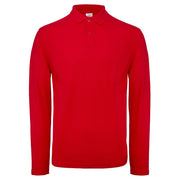 MAJICA DUGI RUKAVI POLO B&C ID.001 LSL 180G CRVENA L