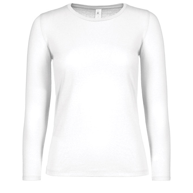 MAJICA DUGI RUKAVI B&C #E150/WOMEN LSL BIJELA L