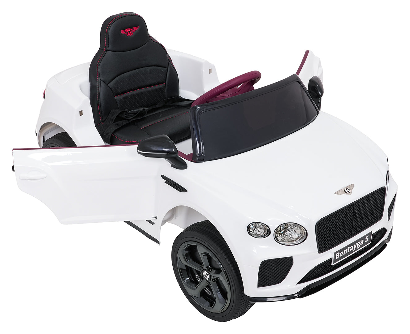 Licencirani auto na akumulator Bentley Bentayga S - bijeli