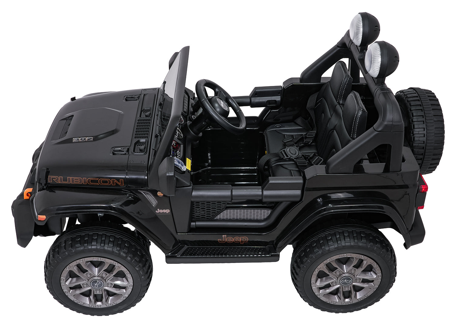 Licencirani auto na akumulator Jeep Wrangler Rubicon LIFT - crni
