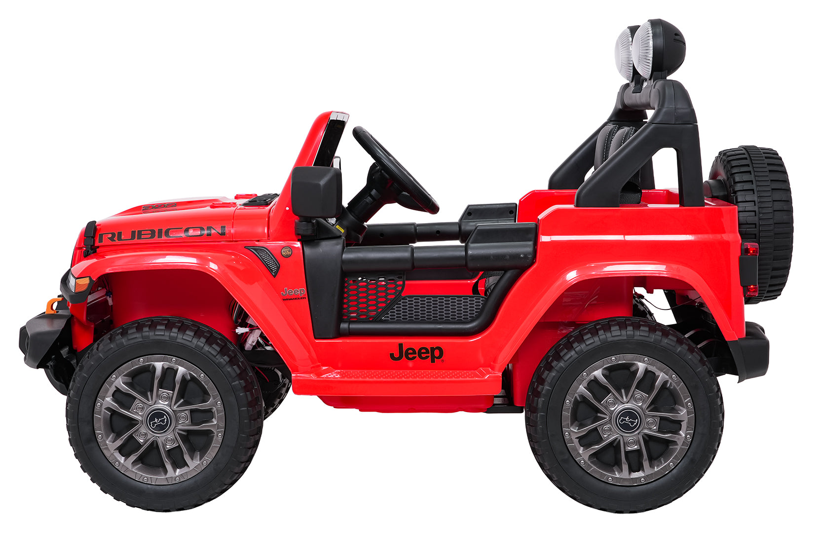 Licencirani auto na akumulator Jeep Wrangler Rubicon LIFT - crveni