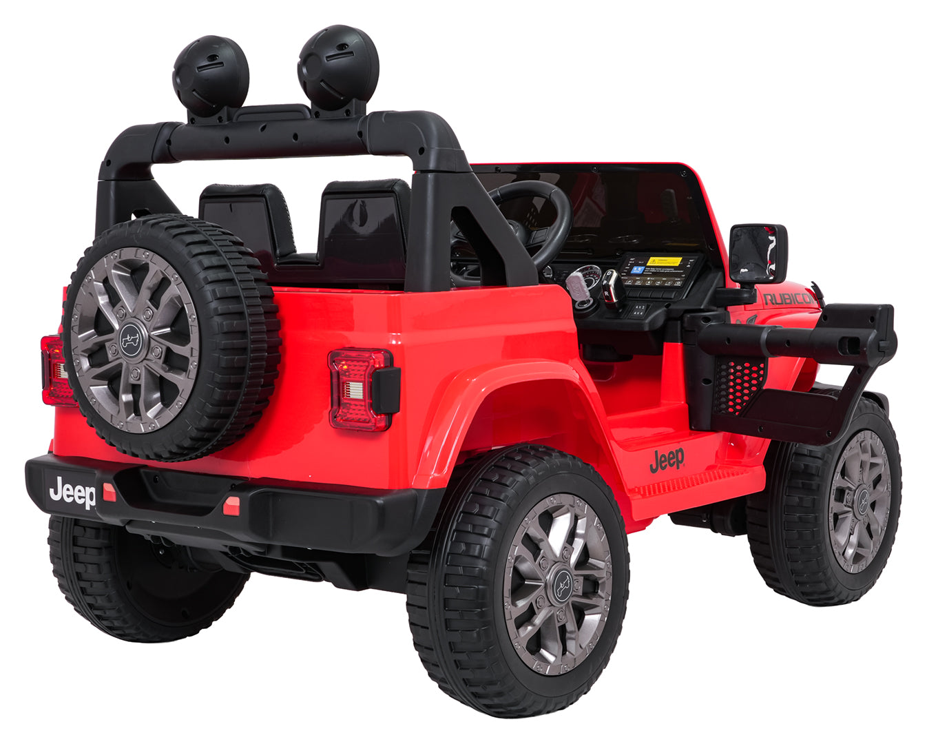 Licencirani auto na akumulator Jeep Wrangler Rubicon LIFT - crveni