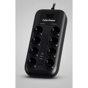CyberPower P0820SUF0-DE zaštita od porasta napona Crno 8 utičnice naizmjenične struje 200 - 250 V 1,8 m
