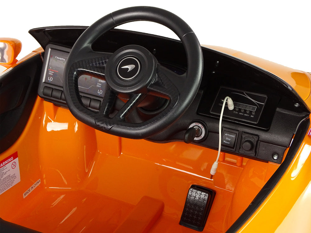 Licencirani auto na akumulator McLaren GT 12V - narančasti/lakirani
