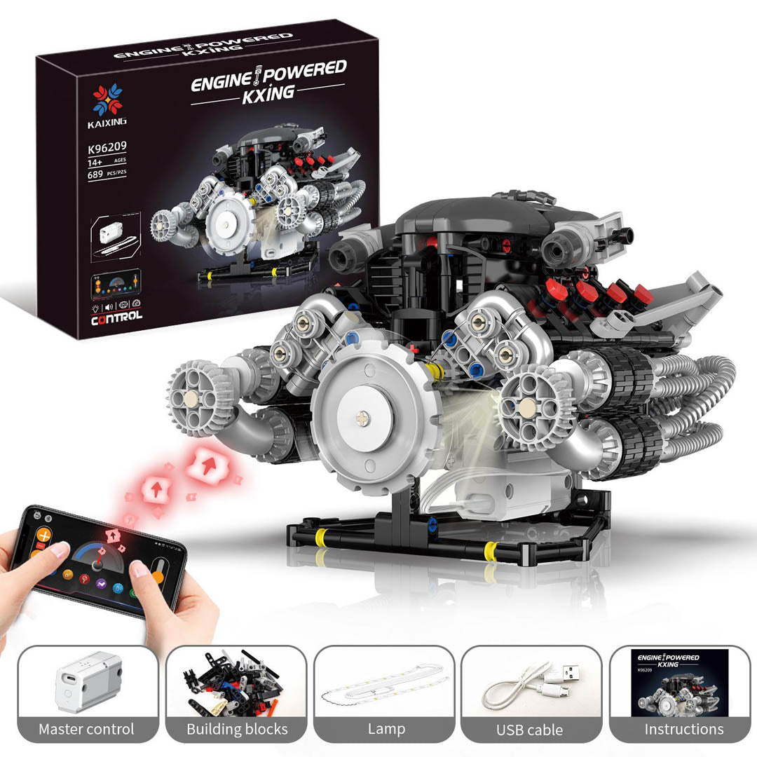Brick set Motor with USB and Light 689el.