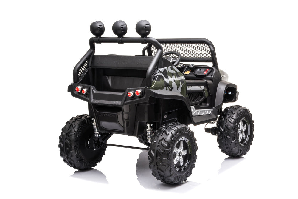 Licencirani auto na akumulator Mercedes Unimog S - moro/army