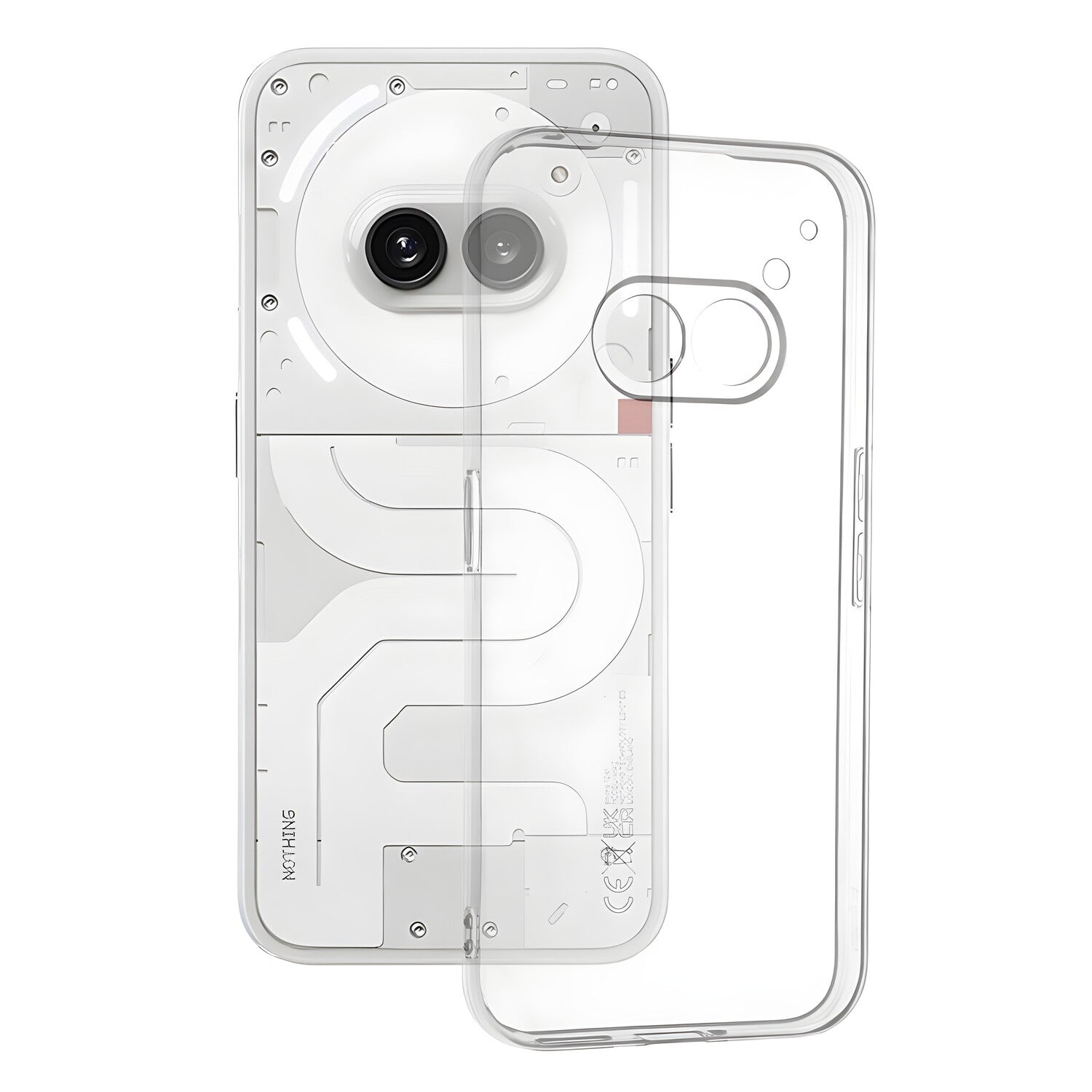 Przezračno zaštitno kućište za Nothing Phone (2a)/(2a) Plus - Prozirna KP31019