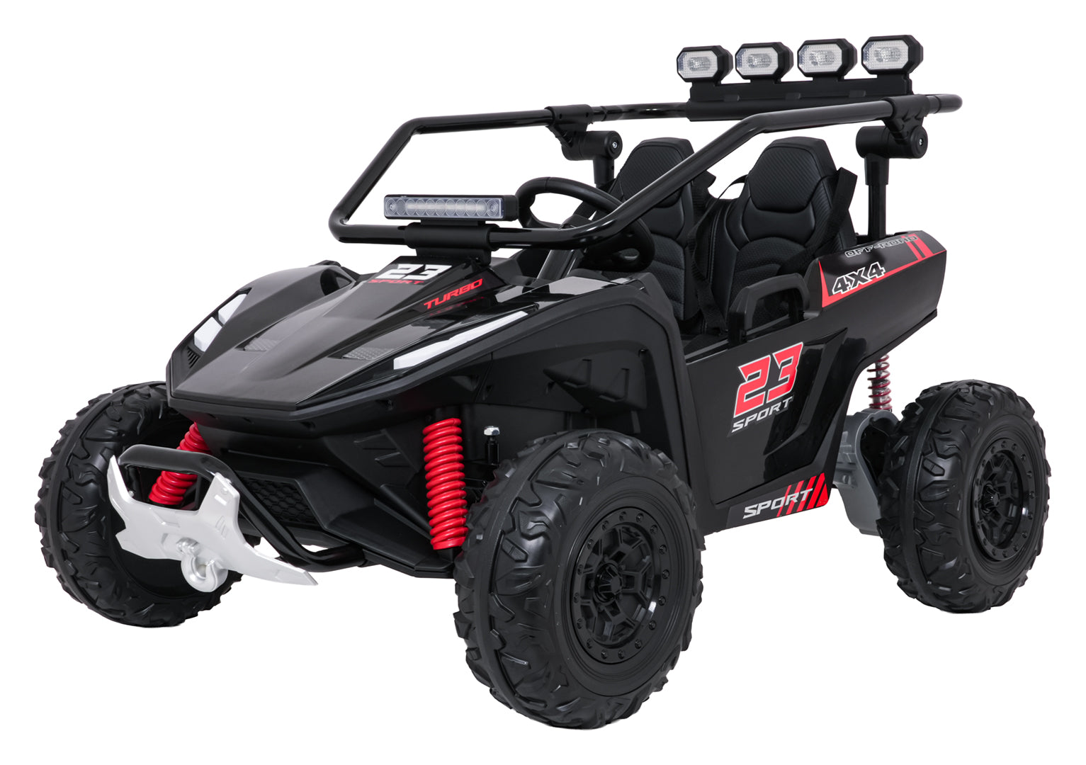 Buggy na akumulator 4x4 TURBO 23 - dvosjed - crni