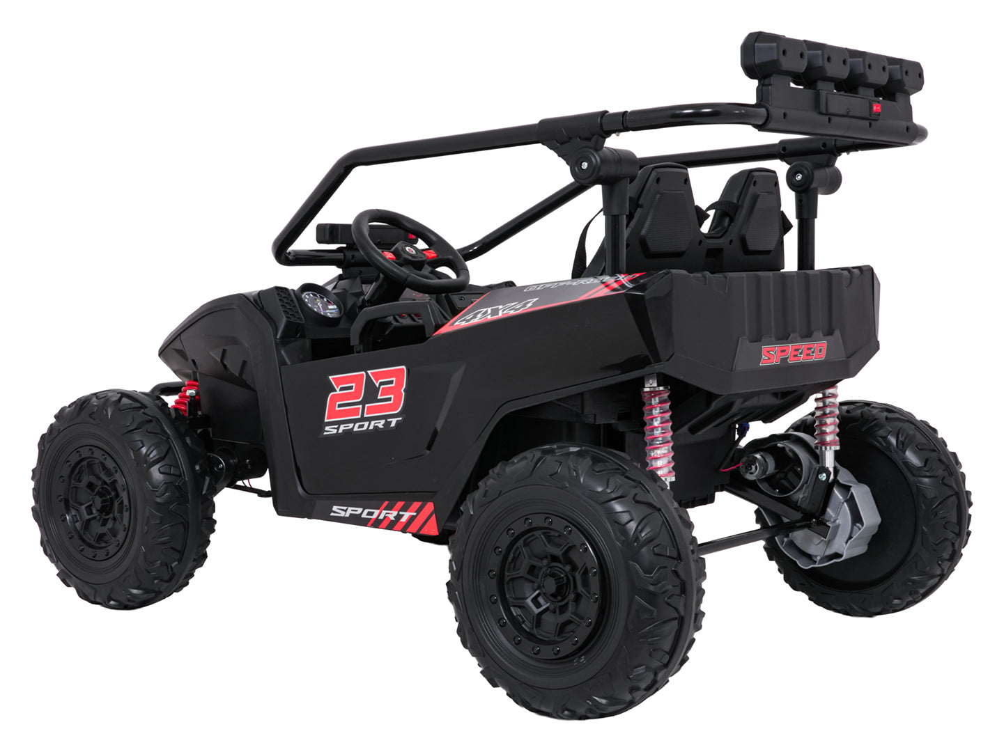 Buggy na akumulator 4x4 TURBO 23 - dvosjed - crni