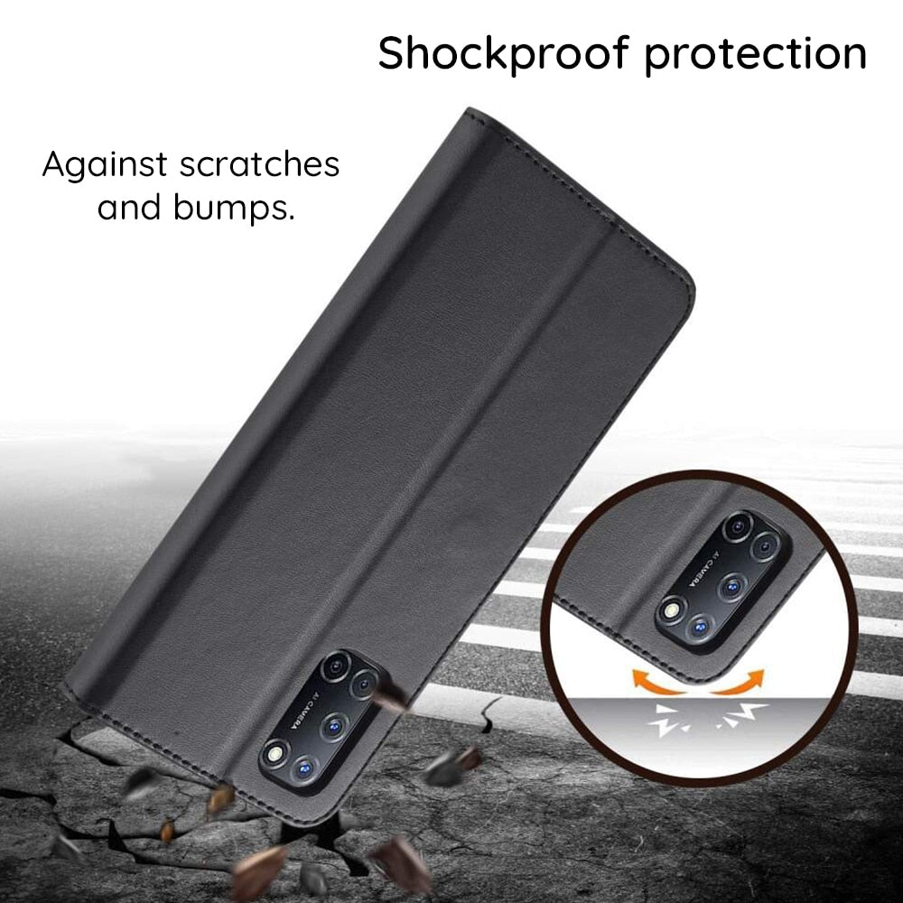 Techsuit Diary Book preklopna maska za Honor 200 Lite – crna