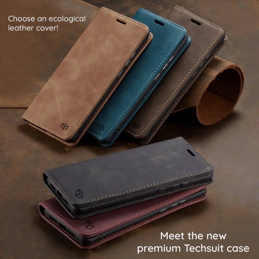 Techsuit Confy Cover preklopna futrola za Honor 200 Lite – crna