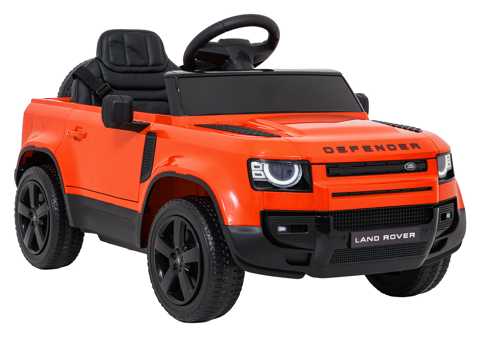 Licencirani auto na akumulator Land Rover Defender 4x4 - narančasti