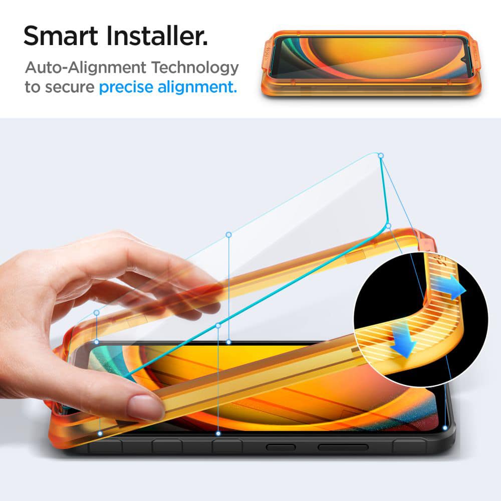 Spigen – Glas.tR Align Master (2 kom) za Samsung Galaxy Xcover7 – Clear