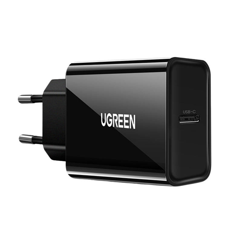 Ugreen 10191 punjač za mobitel Univerzalno Crno AC Brzo punjenje U zatvorenom