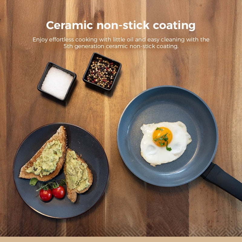 BE Living Set 6 tava Delight Black