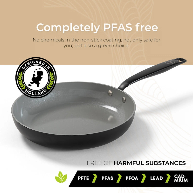 BE Living Set tava Essential Black 20-24-28 cm