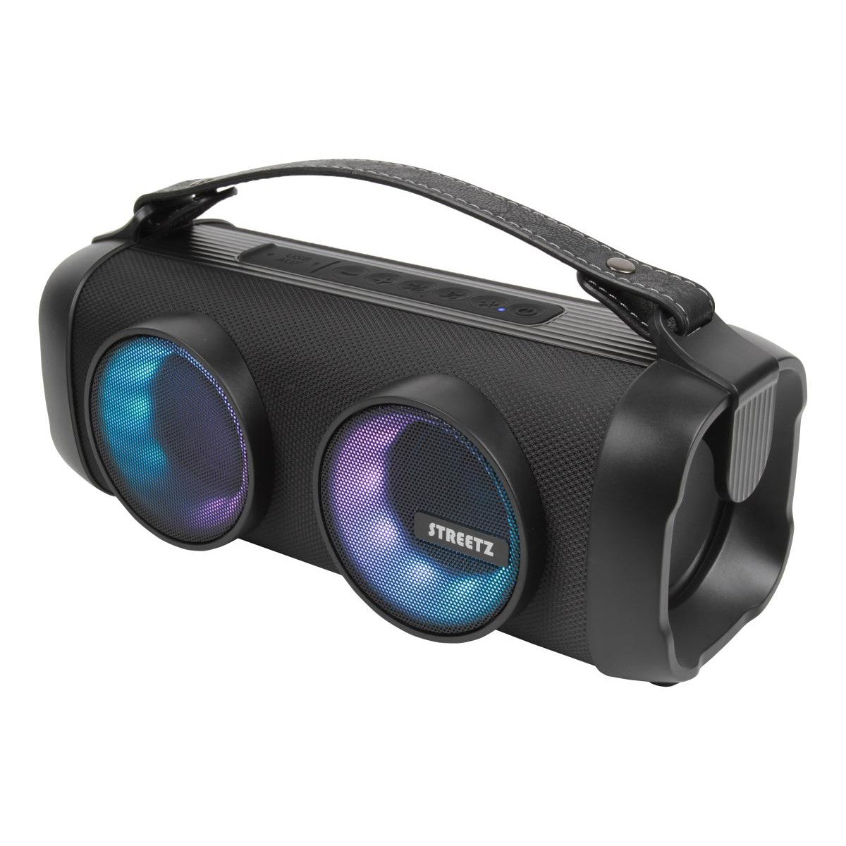 STREETZ B100 Bluetooth Boombox 2x 4 W, otporan na kišu, LED, crni