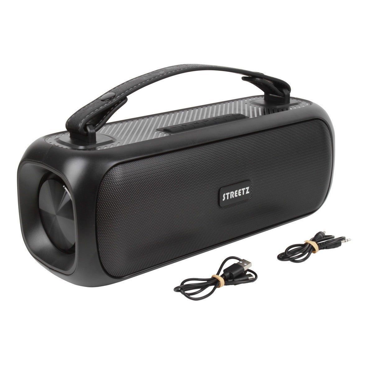 STREETZ B200 Boombox, 30 W, otporan na kišu, duga LED, crna