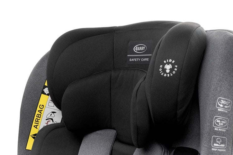4BABY autosjedalica Matt-fix graphite