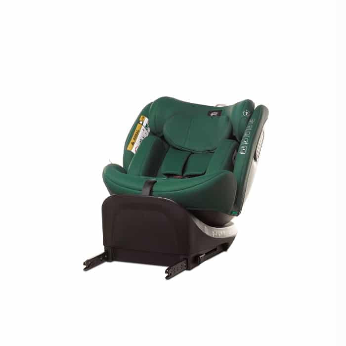 4BABY autosjedalica Enzo-fix dark green