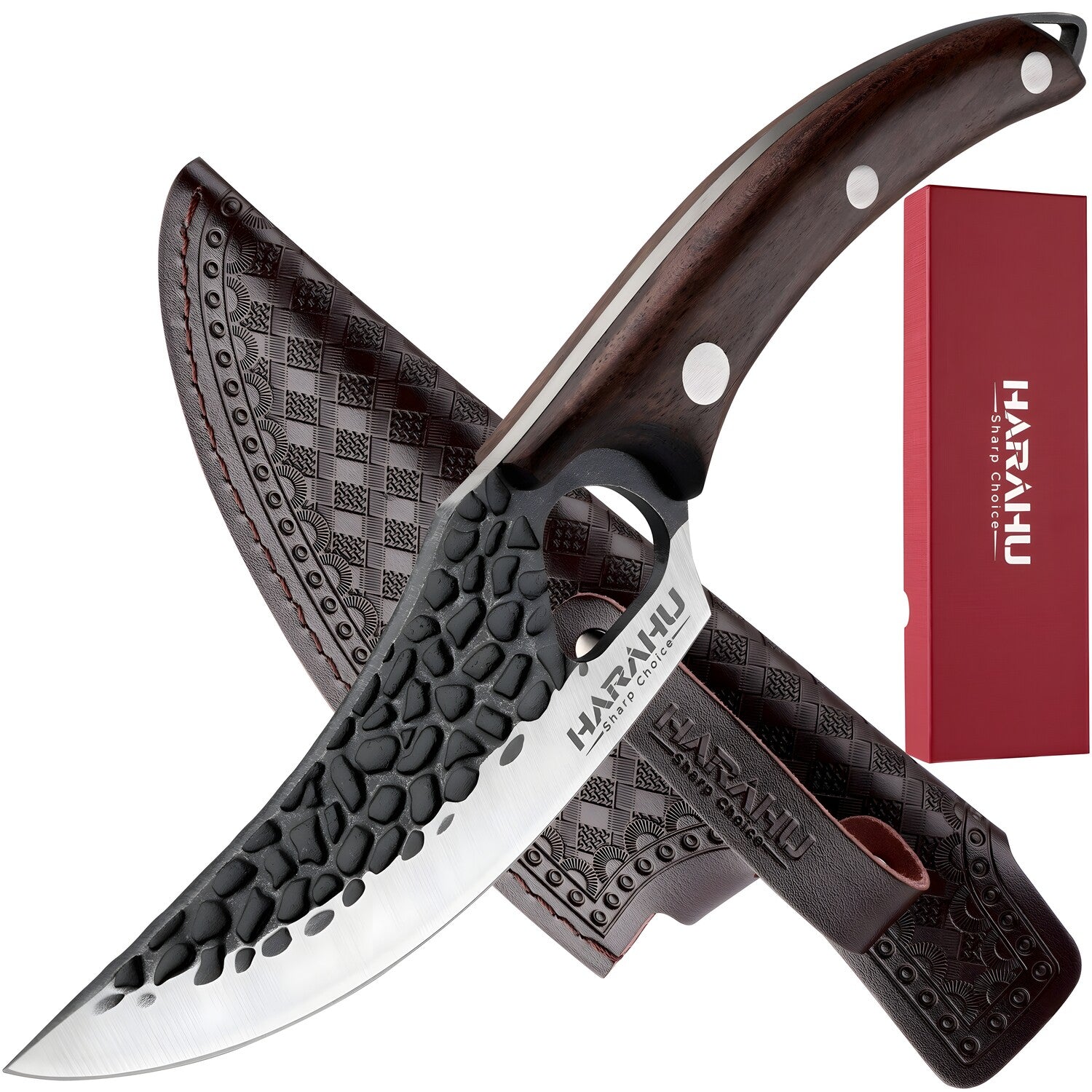 Kuhinjski nož HARAHU YA-30240 - Smeđa KP30240