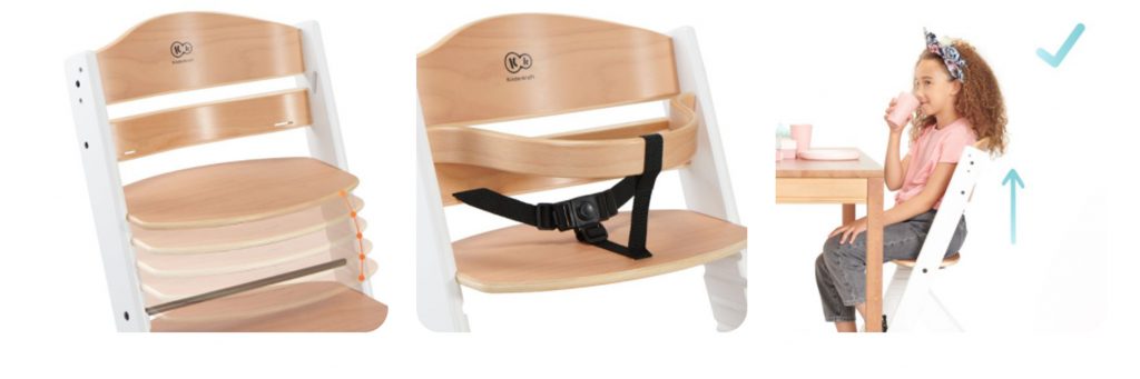 Kinderkraft hranilica ENOCK - Wooden