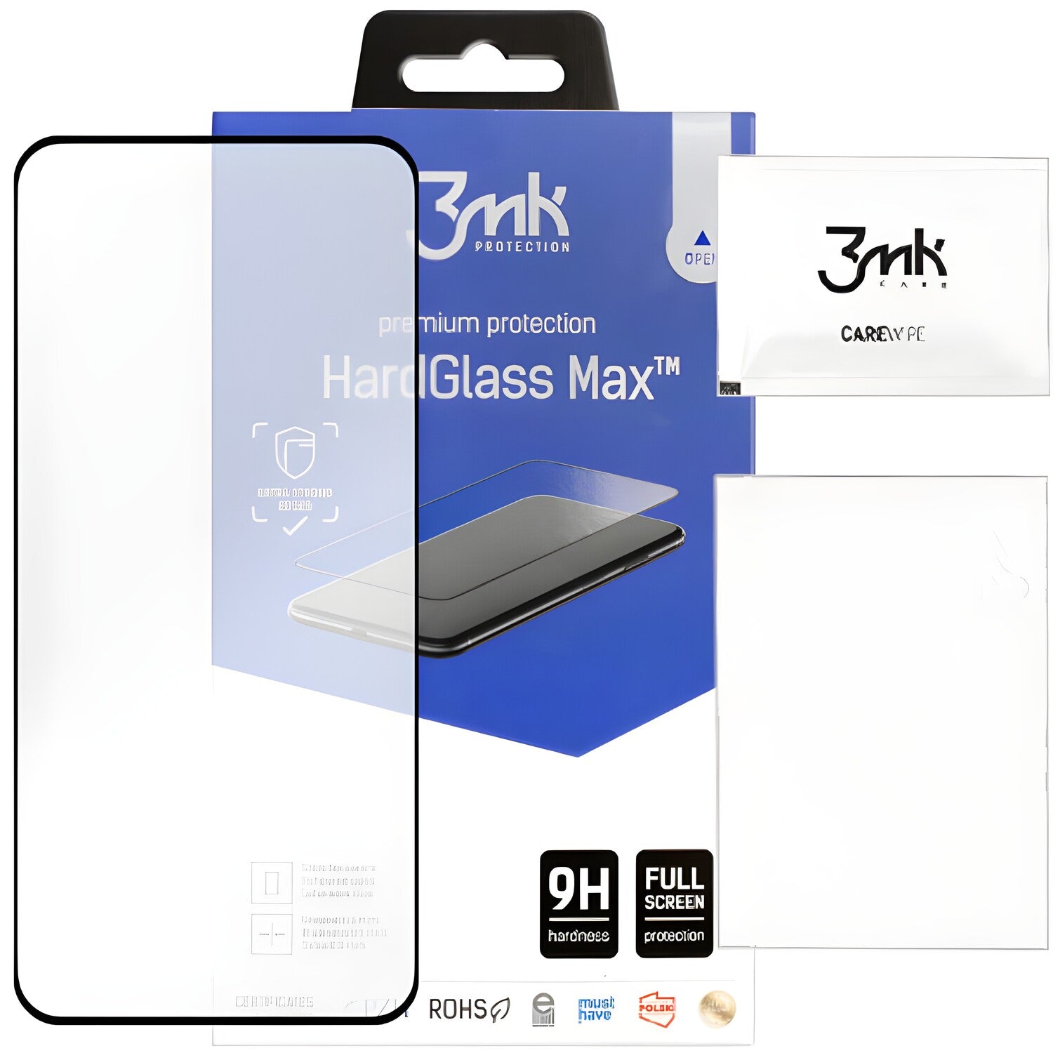 3mk HardGlass Max - zaštitno staklo za Xiaomi 12 Pro/13 Pro - Crna KP28617